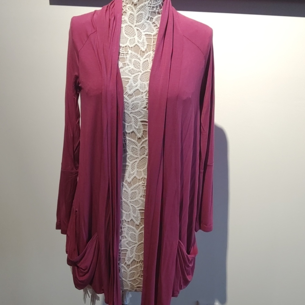 LOGO pink cardigan xs